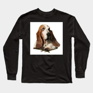 Hugo the Hound Dog Long Sleeve T-Shirt
